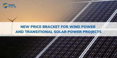 New price bracket for wind power and transitional solar power projects